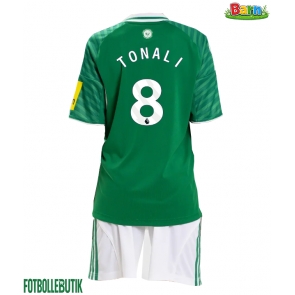 Newcastle United Sandro Tonali #8 Bortaställ Barn 2025-26 Kortärmad (+ Korta byxor)